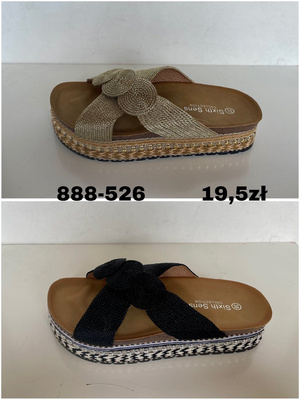 Klapki damskie 888-526.KOLORDOWYBORU (36/41,12par)