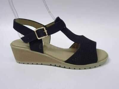 Sandały damskie 7A6720-1.BLACK (36/41,12par)