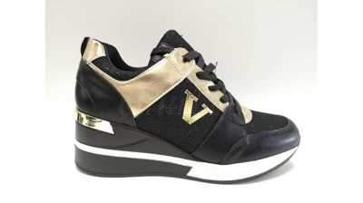 Botki damskie 7AHS165.BLACK/GOLD (36/41,12par)