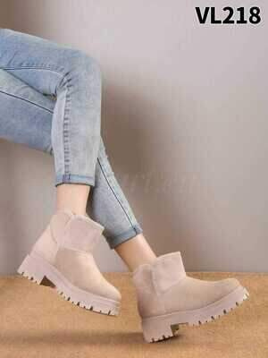 Botki damskie 7AVL218.BEIGE (36/41,12par)