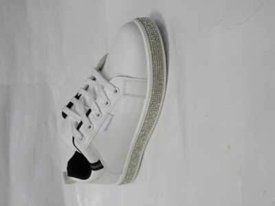 Buty sportowe damskie 7ASJ2232-2.WHITE/BLACK (36/41,12par)