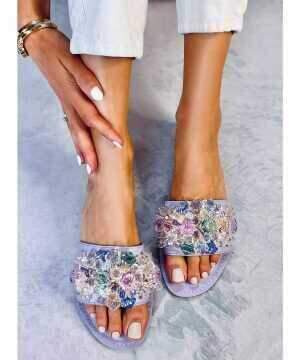 Klapki damskie 7A7989.PURPLE (36/41,12par)