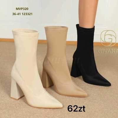 Botki damskie  7AMVP320.KOLOR DO WYBORU   (36/41,12par)