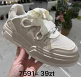Buty sportowe damskie 7A7591.BEIGE (36/41,12par)