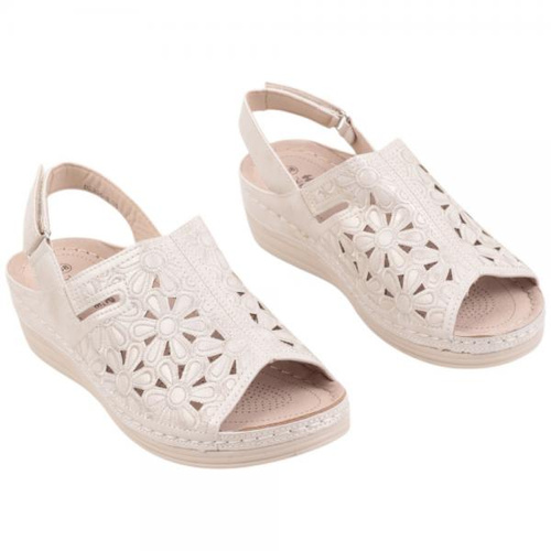 Sandały damskie DE204-8.BEIGE (36/41,12par)