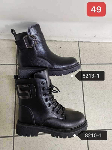 Botki damskie 7AE8213-1.BLACK Ocieplane (36/41,12par)
