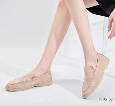 Balerinki damskie7AC706-39.DBEIGE (36/41,12par)