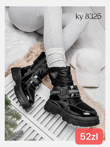 Botki damskie 7AKY8325.BLACK (36/41,12par)