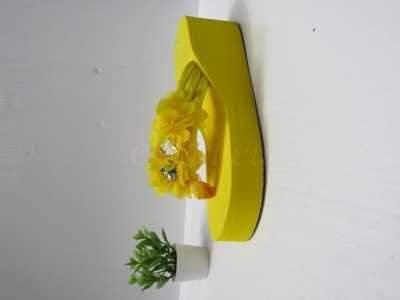 Klapki damskie 7AWSA-86.YELLOW (36/41,12par)