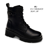 Botki damskie B-3-1384.BLACK (36/41,8par)