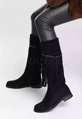 Kozaki damskie 7AA514.BLACK (36/41,12par)