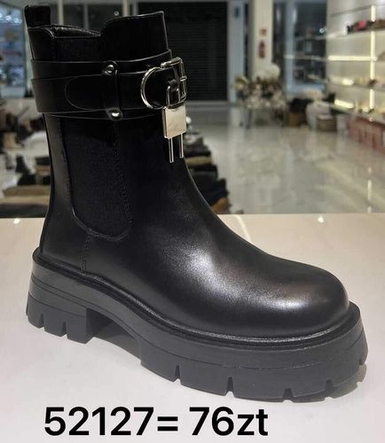 Botki damskie 52127.BLACK (36/41,12par)