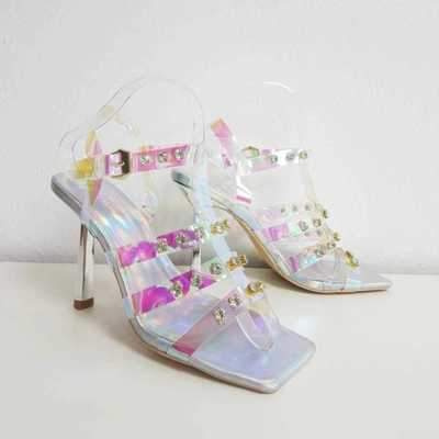 Sandały damskie 7APM202-19.SILVER (36/40,8par)