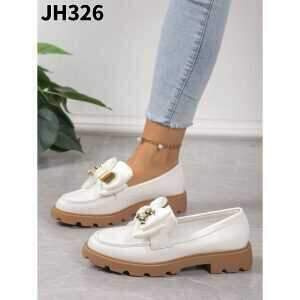 Półbuty damskie    7AJH326.WHITE   (36/41,12par)