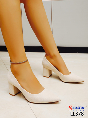 Czółenka damskie  7ALL378.BEIGE  (36/41 12par)