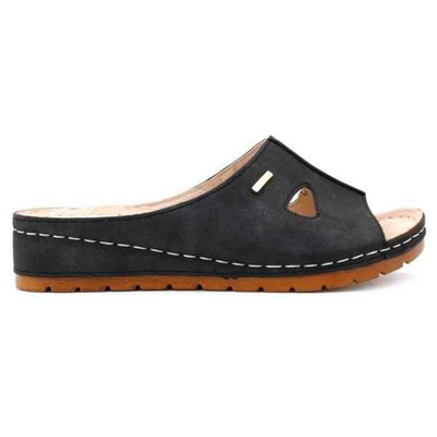 Klapki damskie DE923-5.BLACK (36/41,12par)