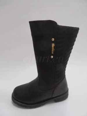 Botki dziewczęce 5AC1725-2.BLACK (29/36,8par)