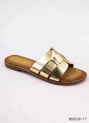 Klapki damskie 7AWS9039-17.GOLD (36/41,12par)