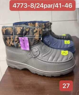 Kapcie męskie 9AM4773-8.MIX (41/46,24par)