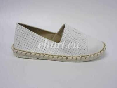 Balerinki damskie 7A2208-8.WHITE (36/41,12par)