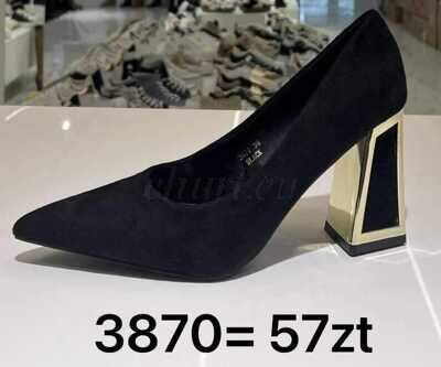 Czółenka damskie 7A3870.BLACK (36/41 12par)