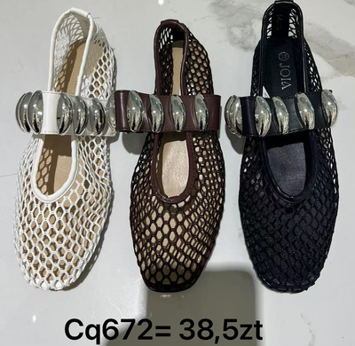 Balerinki damskie CQ672.KOLORDOWYBORU (36/41,12par)