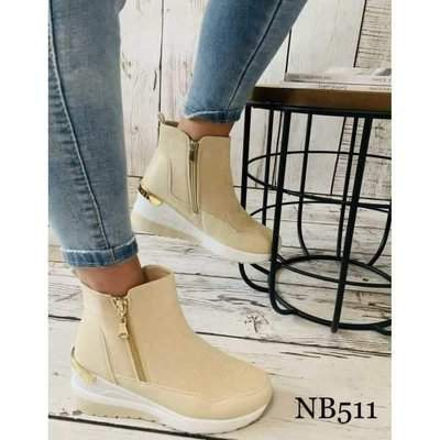 Botki damskie 7ANB511.BEIGE (36/41,12par)