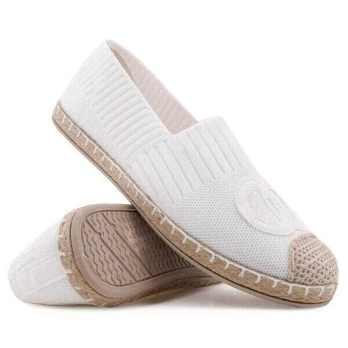 Balerinki damskie F92-5.WHITE (36/41,12par)