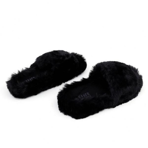 Kapcie damskie HN60-1.BLACK (36/41,12par)