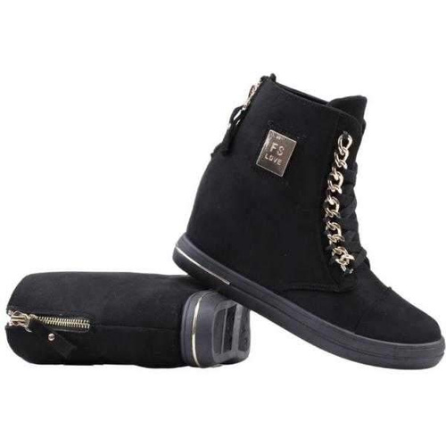 Botki damskie R193-2.BLACK/GOLD (36/40,8par)