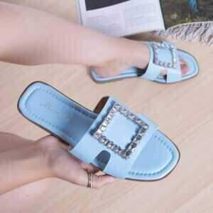 Klapki damskie  7A120-3C.BLUE  (36/41,12par)