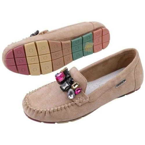 Balerinki damskie MH14-8.BEIGE (36/41,12par)