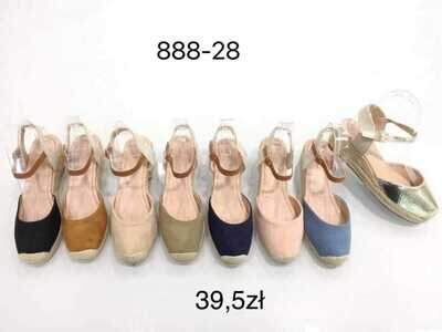 Sandały damskie 7A888-28.KOLORDOWYBORU (36/41,12par)