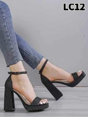 Sandały damskie 7ALC12.BLACK (36/41,12par)