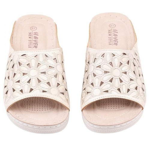 Klapki damskie DE985-9.BEIGE (36/41,12par)