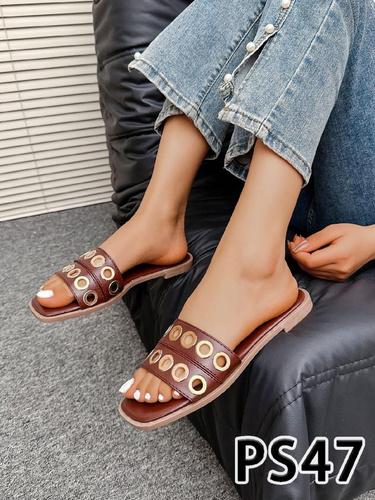 Klapki damskie 7APS47.BROWN (36/41,12par)