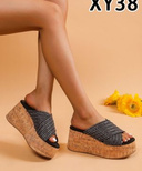 Klapki damskie  7AXY38.BLACK (36/41,12par)