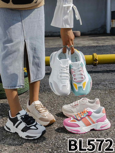 Buty sportowe damskie BL572.GREEN (36/41,12par)