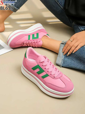 Buty sportowe damskie BL639.PINK (36/41,12par)