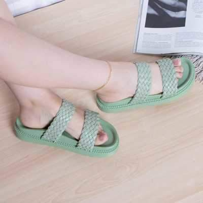 Klapki damskie 7AJA005.GREEN (36/41,12par)