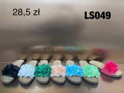 Klapki damskie 7ALS049.KOLORDOWYBORU (36/41,12par)