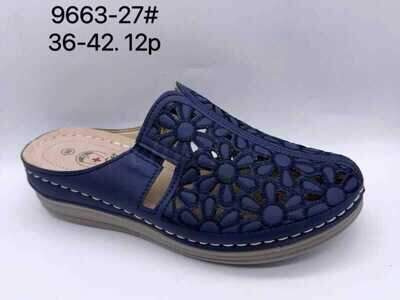 Klapki damskie 7A9663-27.NAVY (36/42,12par)