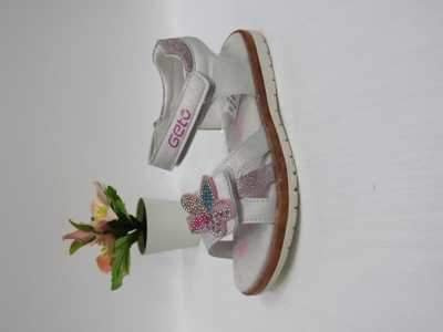 Sandały dziewczęce 3AD912.SILVER (25/30,12par)