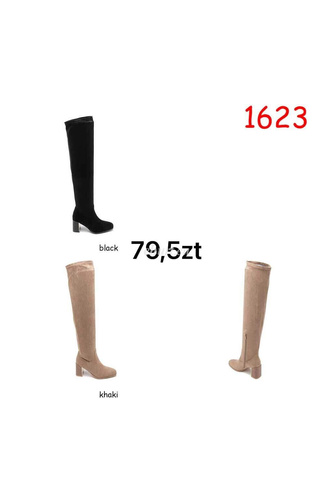 Kozaki damskie 7A1623.BLACK (36/41,12par)