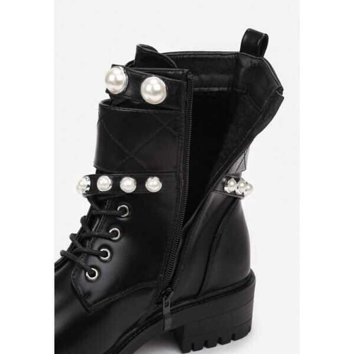 Botki damskie   7A9359-PA.BLACK  Ocieplane (36/41,12par)