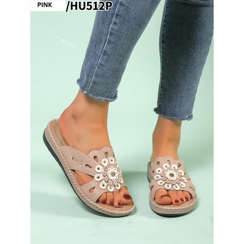 Klapki damskie HU512.PINK (36/41,12par)