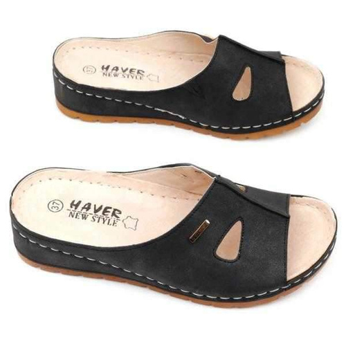 Klapki damskie DE923-5.BLACK (36/41,12par)