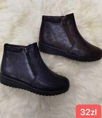 Botki damskie 7A301.BLACK, BROWN (37/42,12par)