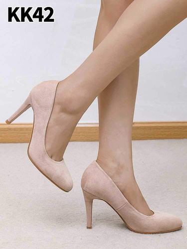 Szpilki damskie KK42.KHAKI (36/41,12par)