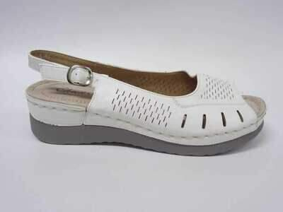 Sandały damskie 7AW516-3.WHITE (36/41,12par)